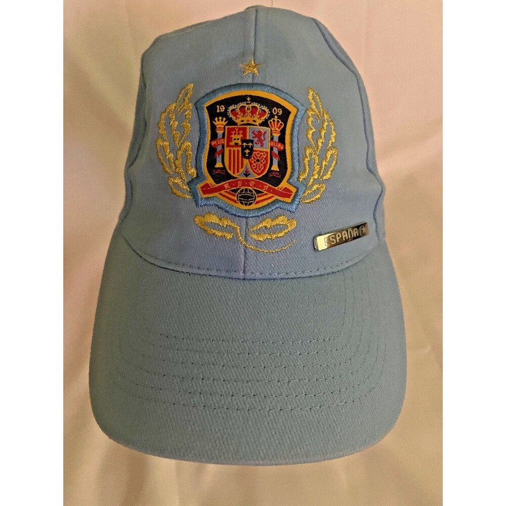 Spain 2010 World Cup Champions Hat Cap Light Blue España  Campeones Del Mundo